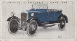 1923 Lambert & Butler Motor Cars (2nd Series) #38 G.N. Front