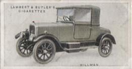 1923 Lambert & Butler Motor Cars (2nd Series) #40 Hillman Front