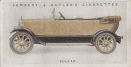 1923 Lambert & Butler Motor Cars (2nd Series) #45 Vulcan Front