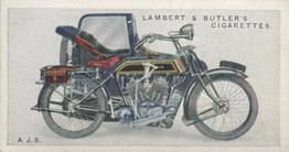 1923 Lambert & Butler Motor Cycles #1 A.J.S. Passenger Combination Front