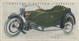 1923 Lambert & Butler Motor Cycles #9 B.S.A. Front