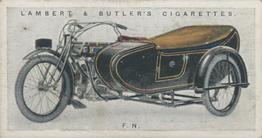 1923 Lambert & Butler Motor Cycles #19 F.N. Front