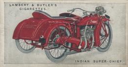 1923 Lambert & Butler Motor Cycles #24 Indian Super-Chief Front