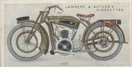1923 Lambert & Butler Motor Cycles #25 Ivy Front