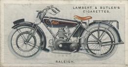 1923 Lambert & Butler Motor Cycles #40 Raleigh Front