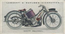 1923 Lambert & Butler Motor Cycles #45 Scott Squirrel Front