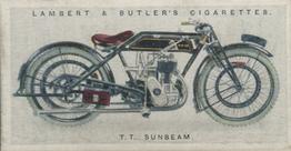 1923 Lambert & Butler Motor Cycles #46 T.T. Sunbeam Front