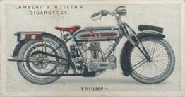 1923 Lambert & Butler Motor Cycles #47 Triumph Front