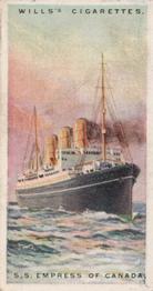 1924 Wills's Merchant Ships of the World #5 S.S. Empress of Canada Front