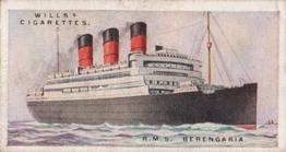 1924 Wills's Merchant Ships of the World #12 R.M.S. Berengaria Front
