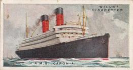 1924 Wills's Merchant Ships of the World #13 R.M.S. Caronia Front