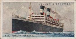1924 Wills's Merchant Ships of the World #25 S.S. Giulio Cesare Front
