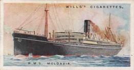 1924 Wills's Merchant Ships of the World #26 R.M.S. Moldavia Front