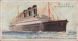 1924 Wills's Merchant Ships of the World #29 S.S. Belgenland Front