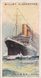 1924 Wills's Merchant Ships of the World #32 R.M.S.P. Ohio Front