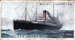 1924 Wills's Merchant Ships of the World #44 T.S.S. Ceramic Front