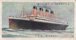1924 Wills's Merchant Ships of the World #48 T.S.S. Olympic Front