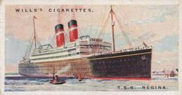 1924 Wills's Merchant Ships of the World #50 T.S.S.  Regina Front