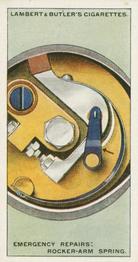 1929 Lambert & Butler Hints & Tips for Motorists #22 Emergency Repairs: Rocker-arm spring Front