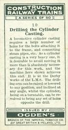 1930 Ogden's Construction of Railway Trains #10 Drilling the Cylinder Casting Back