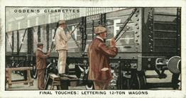 1930 Ogden's Construction of Railway Trains #42 Final Touches: Lettering Wagons Front