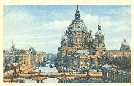 1930 Echte Wagner Deutsche Dome (German Cathedrals) Album 3, Serie 28 #1 Der Berliner Dom Front