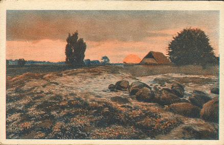 1930 Echte Wagner Die Schonheit der deutschen Landschait (The Beauty of the German Landscape) Album 3, Serie 33 #4 Luneburger Heide Front