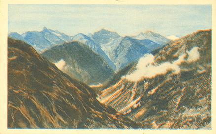 1930 Echte Wagner Deutsche Berge (German Mountains) Album 3, Serie 29 #3 Aligau Front