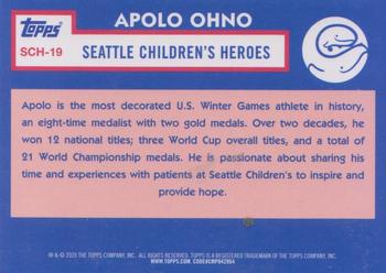 2020 Topps Seattle Children's Heroes #SCH-19 Apolo Ohno Back