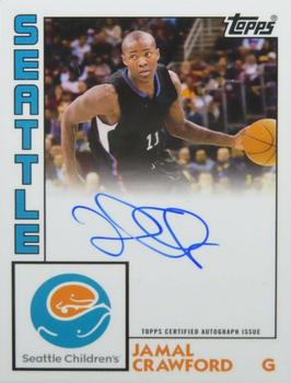 2020 Topps Seattle Children's Heroes - Autographs #SCH-14 Jamal Crawford Front