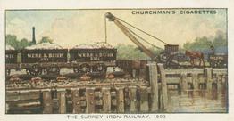 1931 Churchman's Landmarks in Railway Progress #2 The Surrey Iron Railway,                            1803 Front