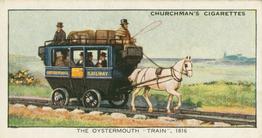 1931 Churchman's Landmarks in Railway Progress #5 The Oystermouth Train,                              1816 Front