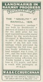 1931 Churchman's Landmarks in Railway Progress #11 The 