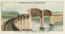 1931 Churchman's Landmarks in Railway Progress #20 The Royal Albert Bridge, Saltash,                   1859 Front