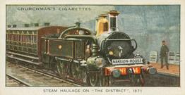 1931 Churchman's Landmarks in Railway Progress #23 Steam Haulage on The District,                      1871 Front