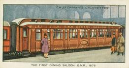 1931 Churchman's Landmarks in Railway Progress #25 The First G.N.R. Dining Saloon,                     1879 Front