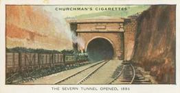 1931 Churchman's Landmarks in Railway Progress #28 The Severn Tunnel Opened,                           1886 Front