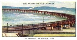 1931 Churchman's Landmarks in Railway Progress #30 The Second Tay Bridge Opened,                       1888 Front