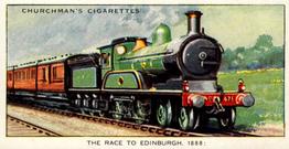 1931 Churchman's Landmarks in Railway Progress #31 The Race to Edinburgh,                              1888 Front