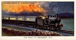 1931 Churchman's Landmarks in Railway Progress #38 The Race to Aberdeen,                               1895 Front