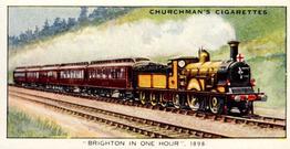 1931 Churchman's Landmarks in Railway Progress #40 Brighton in One Hour,                               1898 Front