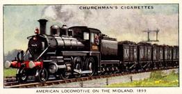 1931 Churchman's Landmarks in Railway Progress #41 American Locomotive on the Midland,                 1899 Front