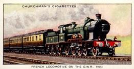 1931 Churchman's Landmarks in Railway Progress #42 French Locomotive on the G.W.R.,                    1903 Front