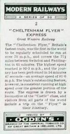 1936 Ogden's Modern Railways #2 