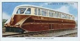 1936 Ogden's Modern Railways #4 Streamlined Railcar Front