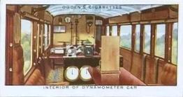 1936 Ogden's Modern Railways #12 Interior of Dynamometer Car Front