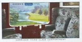 1936 Ogden's Modern Railways #25 Corridor Third Class Compartment Front