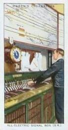 1936 Ogden's Modern Railways #43 All-Electric Signal Box, London Bridge Station Front