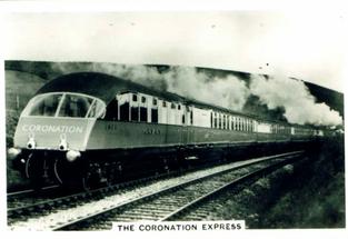 1938 Senior Service British Railways #5 The Coronation Express Front