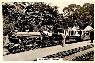 1938 Senior Service British Railways #6 Miniature Railway Front